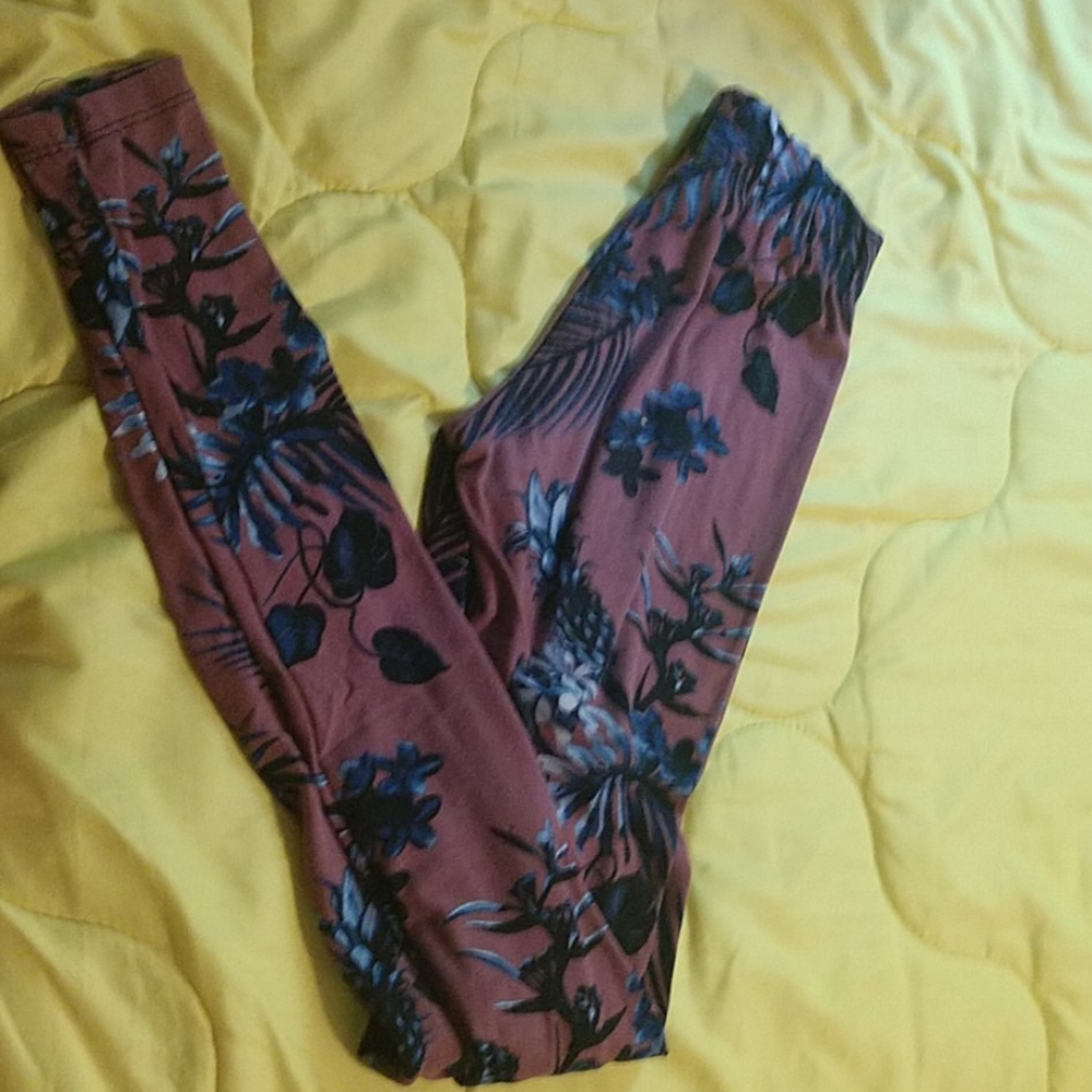 Flower Patterned Leggings